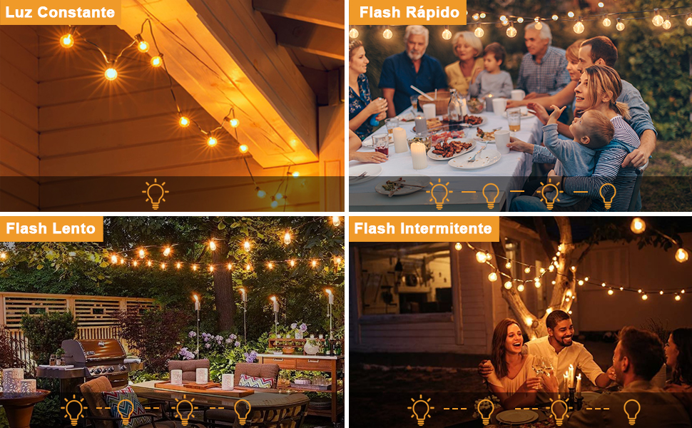 luz solar jardin