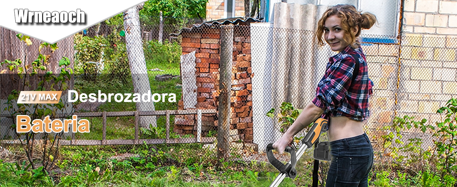 21V Desbrozadora Bateria