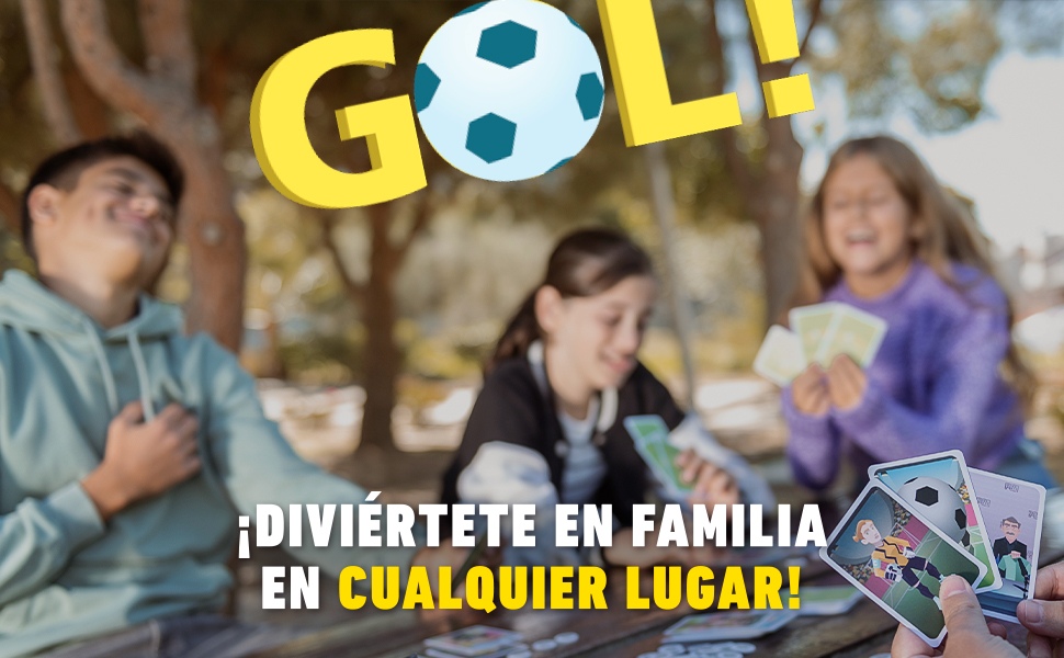 Goles, juego de mesa, futbol, familiar