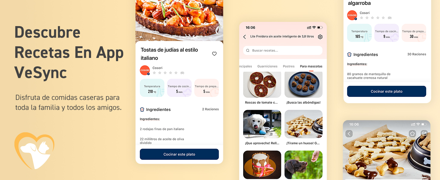 Descubre Recetas En APP VeSync