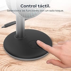 Ventilador de sobremesa de batería EnergySilence 4000 Portable Desk Dark