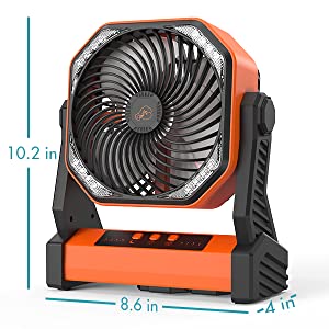 Ventilador de Acampar