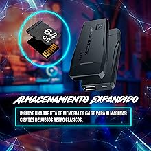 64 GB, juegos retro, MSD, tarjeta de memoria