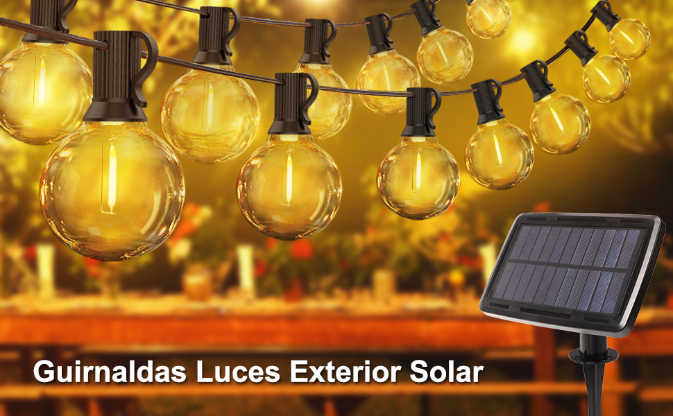 luz led solar exterior