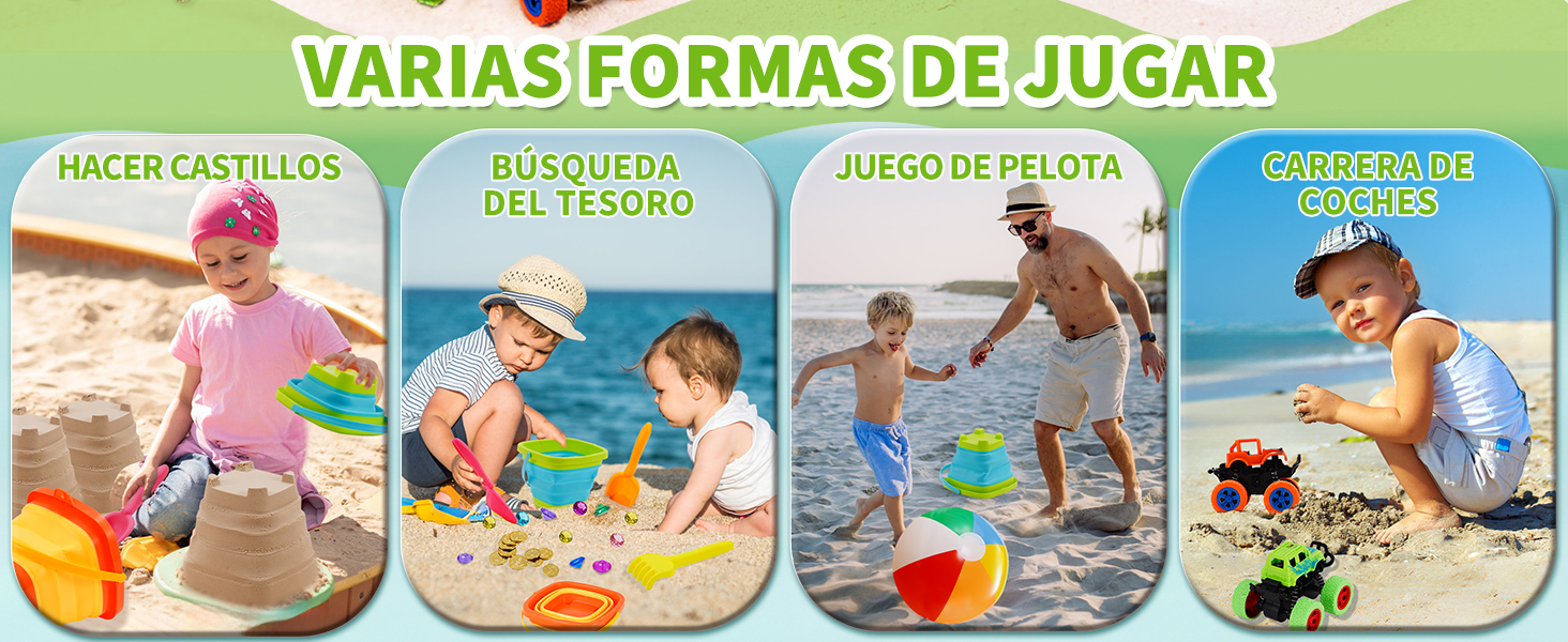 juguetes playa niños