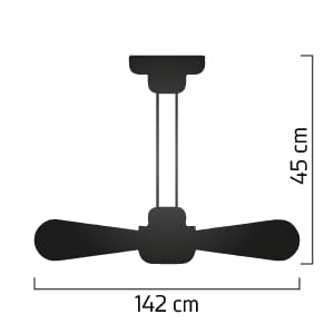ventiladores de techo, ventilador de techo orbegozo, ventilador de techo metalico, ventilador negro