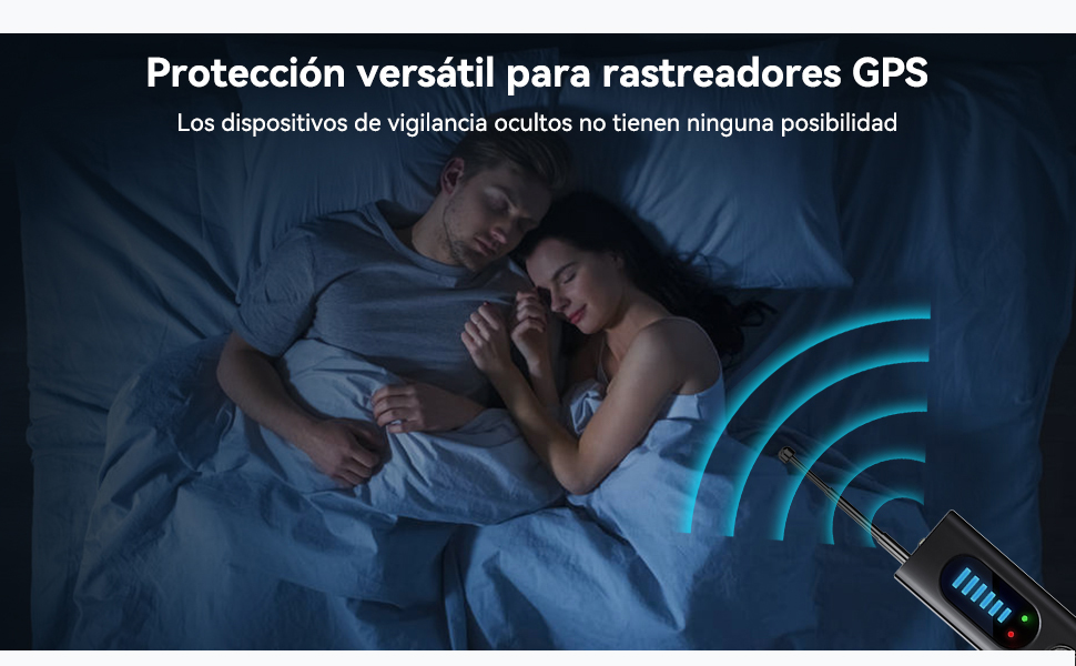 Detector Antiespía Detectores de Cámara Oculta y Dispositivo Oculto con Escáner RF