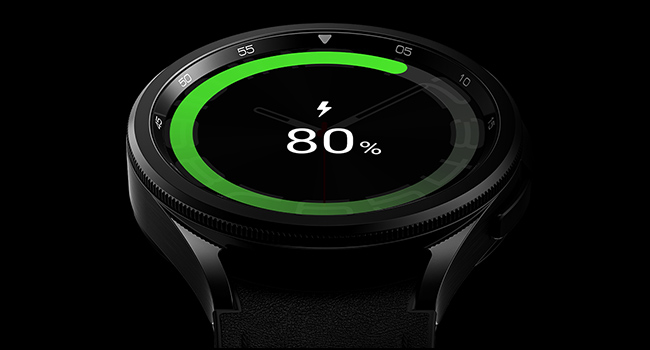 carga rápida en el galaxy watch6