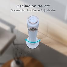 Ventilador de torre EnergySilence 1090 Skyline Retro Smart Blue