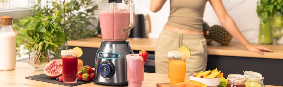 batidora de vaso; batidora americana; batidora de sobremesa; batidora smoothies; batidora Cecotec