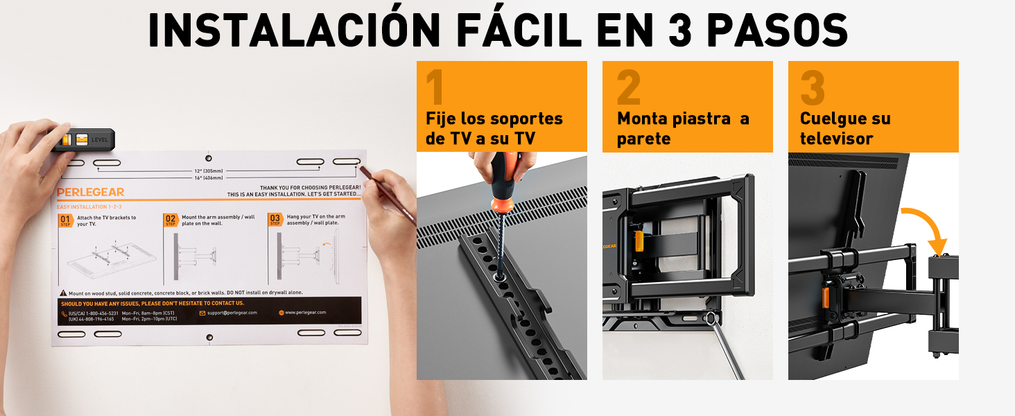 soporte pared tv