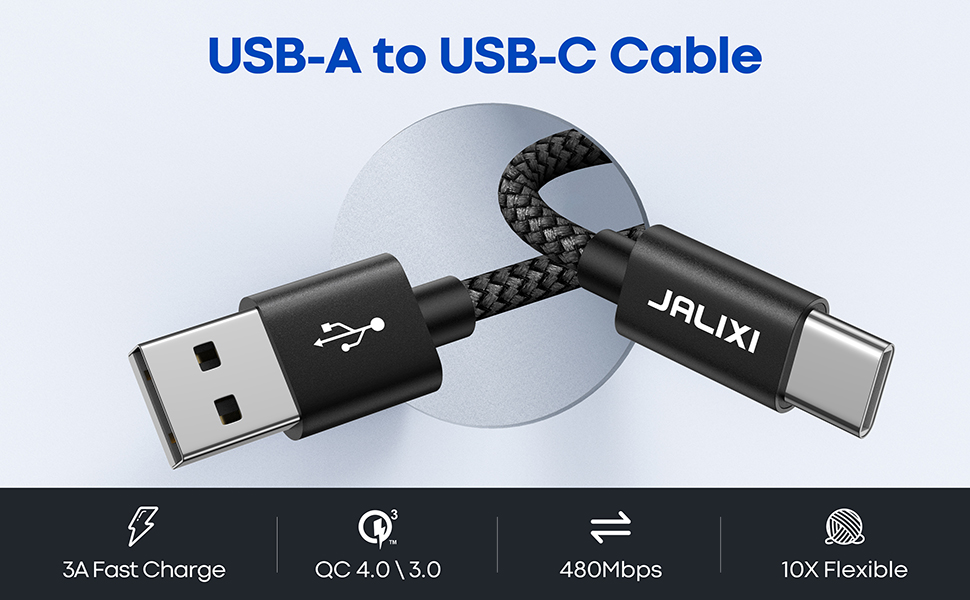 cable usb a usb c gris