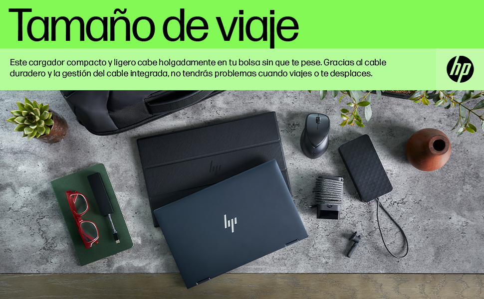 Cargador para portátil USB-C de 65 W HP