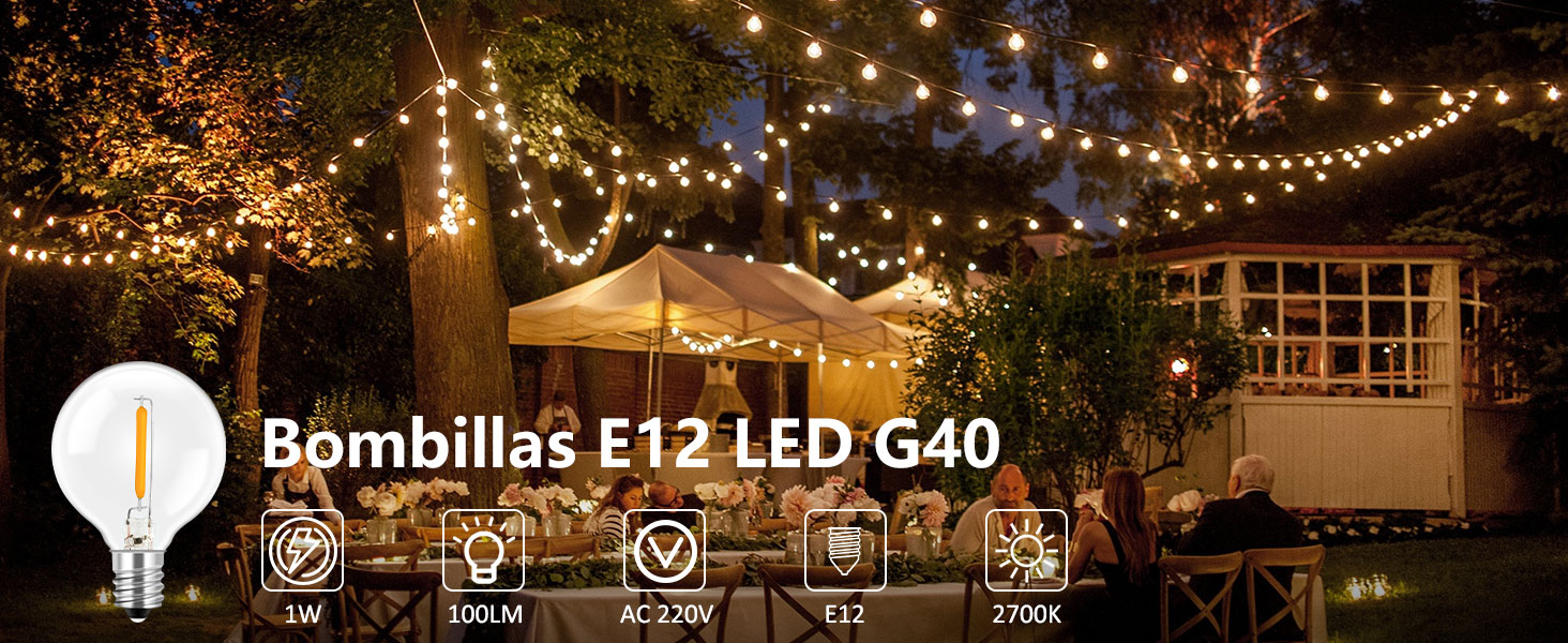 bombilla e12 led luz calida