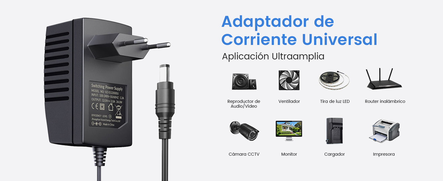 Adaptador de Corriente Universal