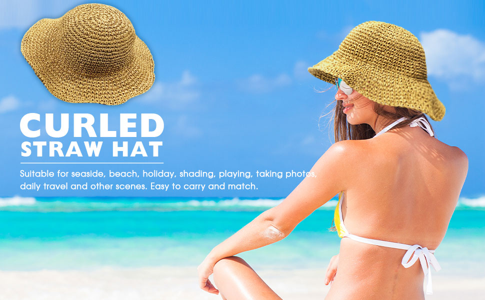 Sombrero de paja para mujer