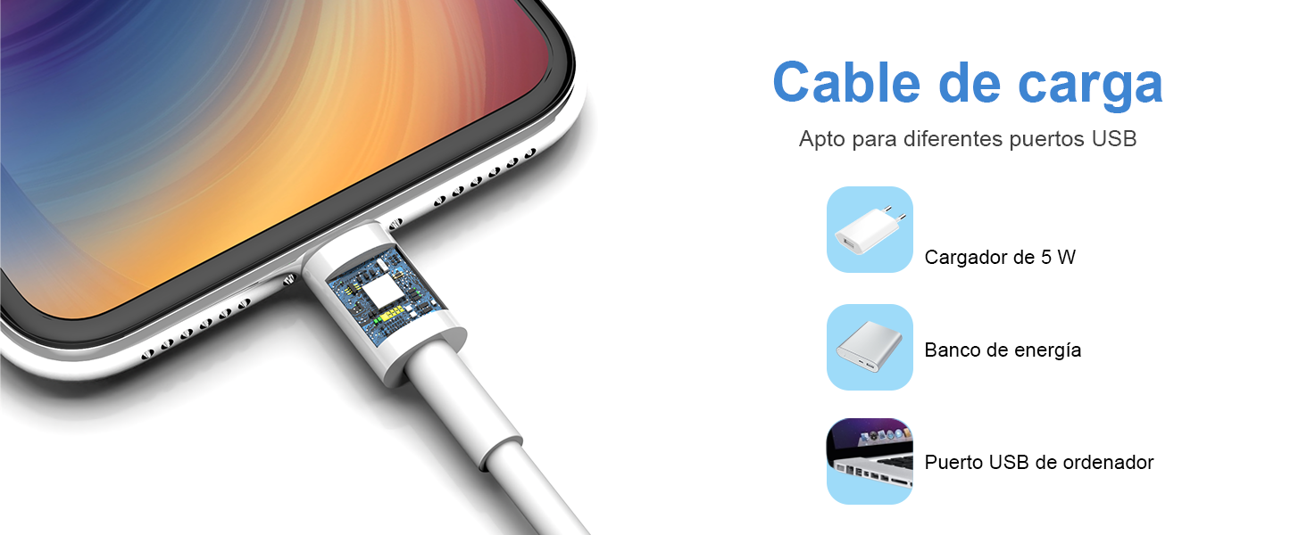 cargador phone x