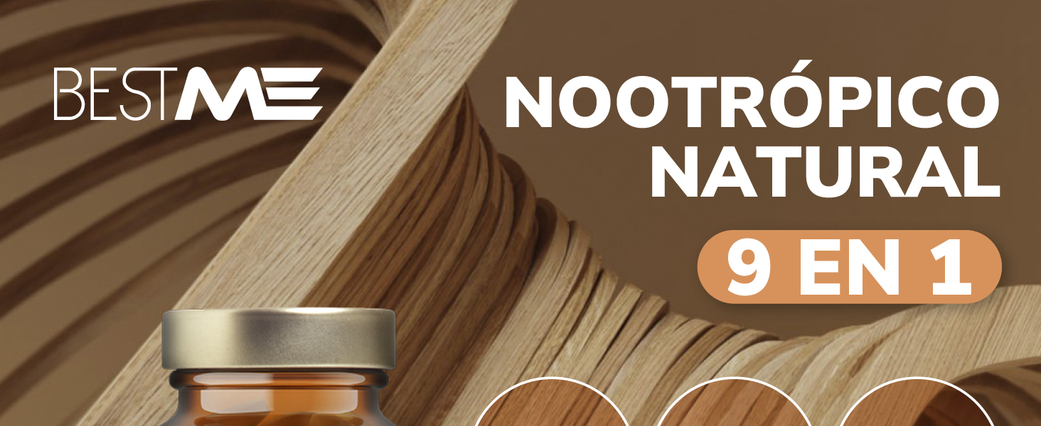 Nootrópico potente natural 9 en 1