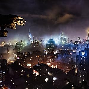 Gotham city in the night