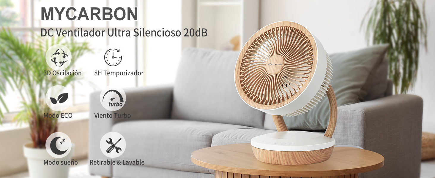 ventilador de mesa silencioso