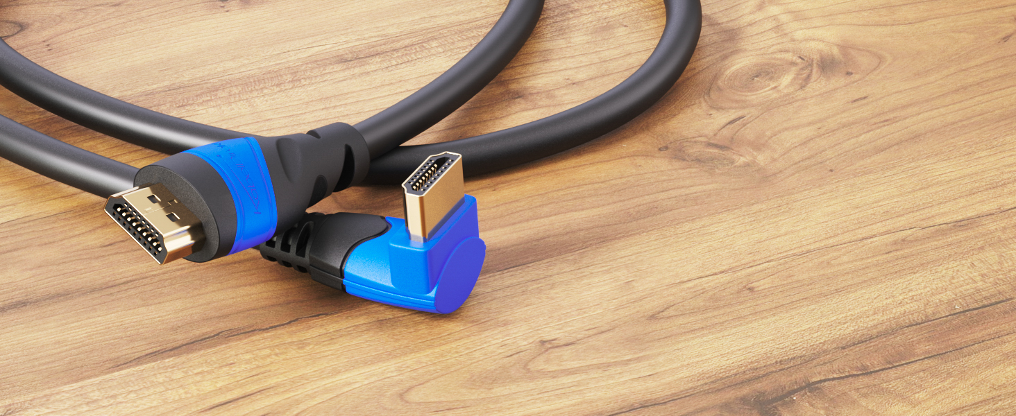 Cable en ángulo de 90° HDMI de KabelDirekt