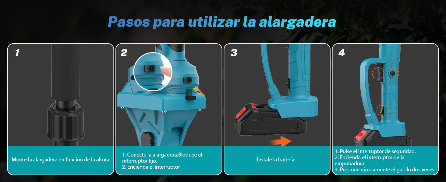 Tijeras de podar eléctricas