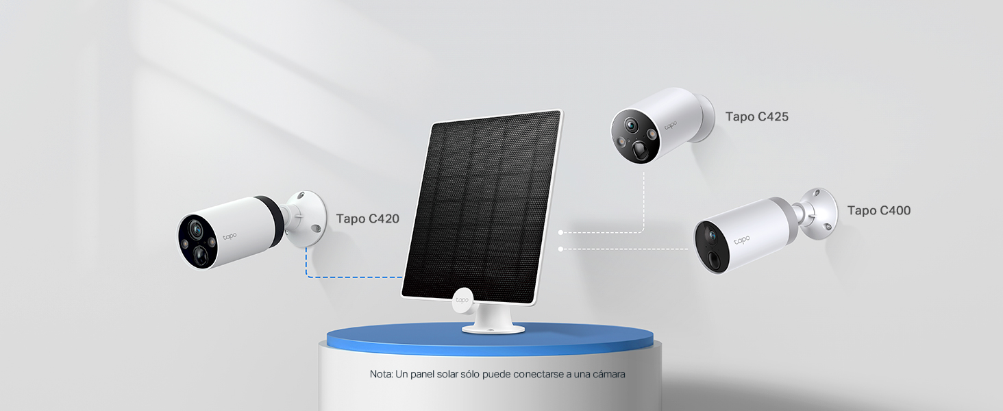 Tapo A200 - Panel Solar para las Cámaras de Batería Tapo