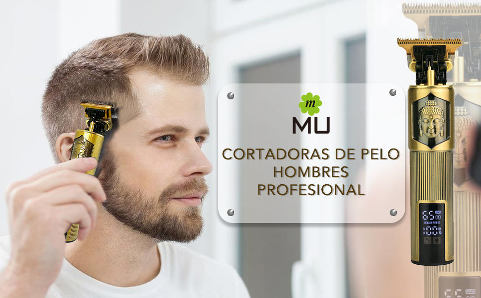 m MU Cortapelos Hombre Profesional, Máquina Cortar Pelo, Maquina de Afeitar Hombre