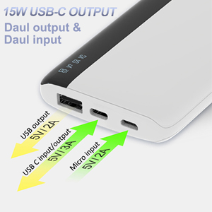 Carga Rápida USB-C de 15W