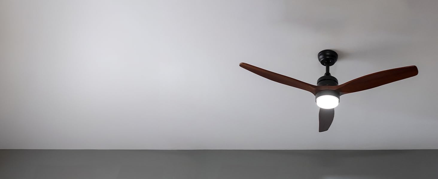 ventilador de techo; ventilador de techo con luz; lampara ventilador; cecotec; EnergySilence Aero