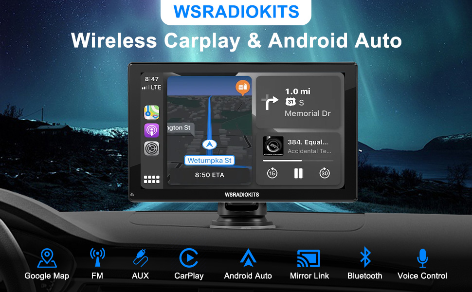 2 din autoradio car stereo am fm rds gps carplay android auto navigation car radio touch screen