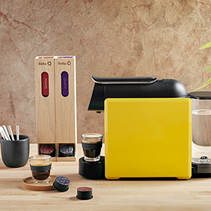 delta mini q cool amarilla cafetera coffee cafe