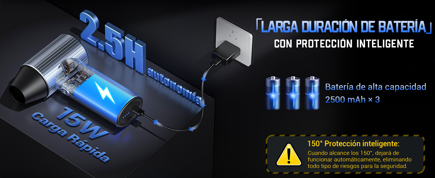 LARGA DURACION DE BATERIAJ