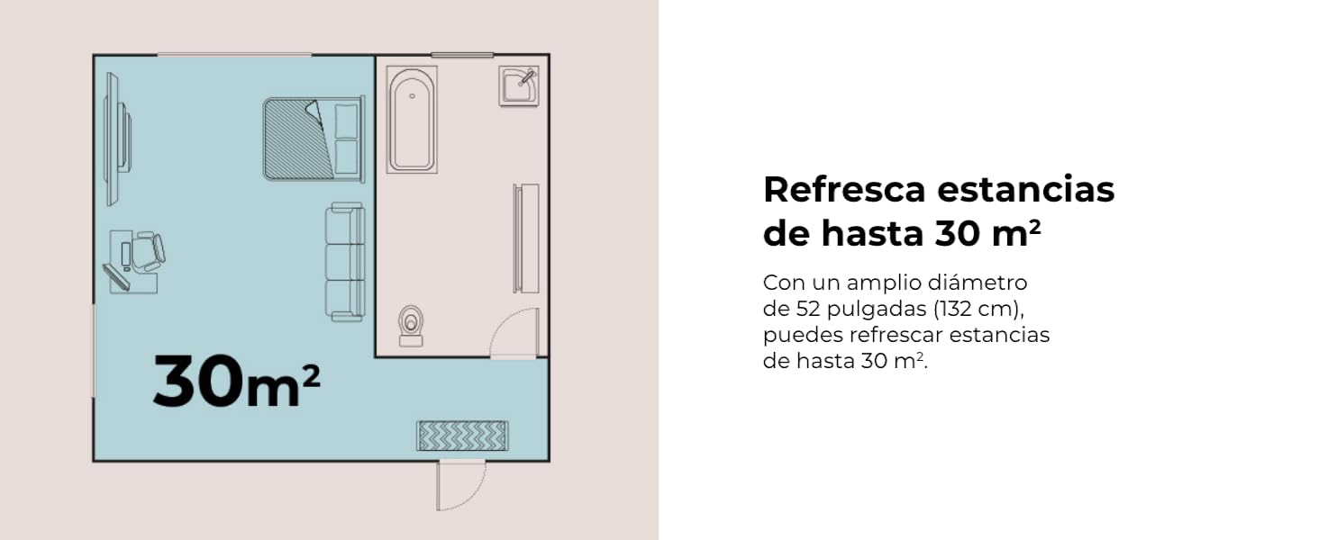ventilador de techo con luz led ventiladores lampara aspas silencioso dormitorio Cecotec ceiling fan