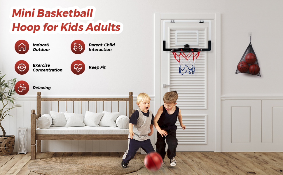 Mini estante de baloncesto Interior para niños