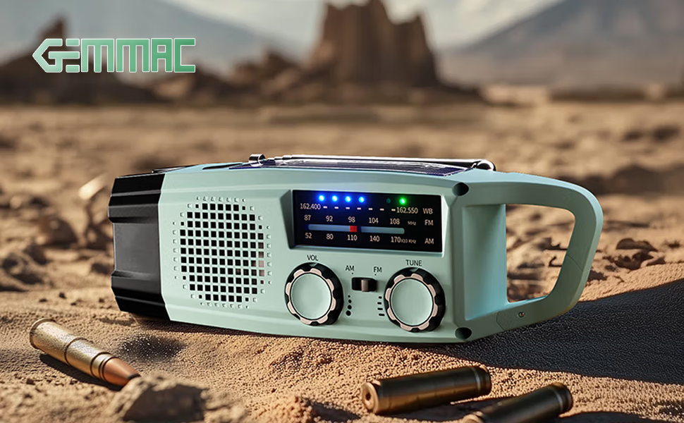 GEMMAC radio portatil pequeña