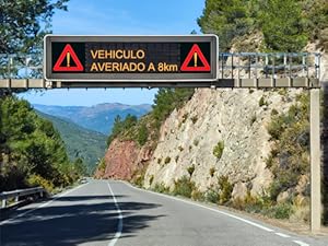 mensaje variable vehiculo averiado