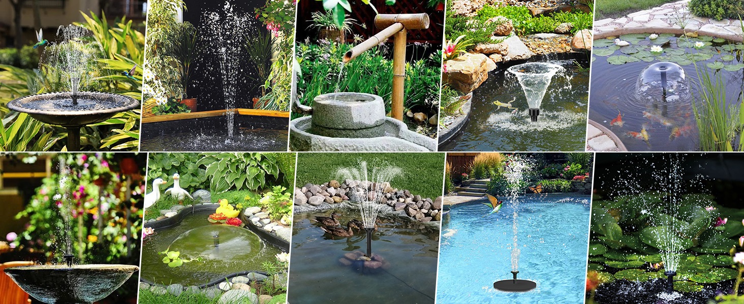 solar pump for water feature