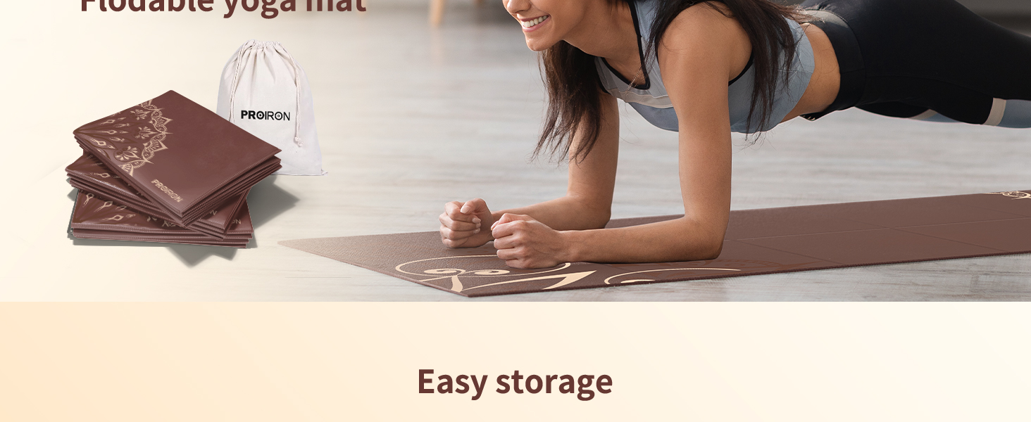 Esterilla Yoga Plegable