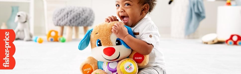 Fisher Price perrita peluche para jugar aprender palabras basicas los colores los numeros regalo