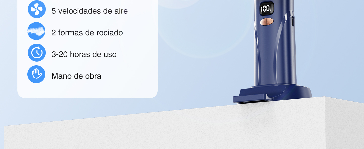 Ventilador Pulverizador de Mano