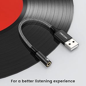 Adaptador de audio de tarjeta de sonido externa USB