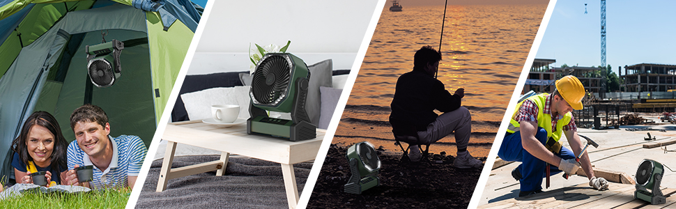 Ventilador de camping