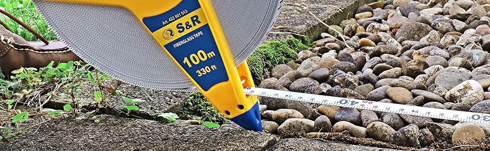 Cinta Métrica Fléxometro 100M /330 FT de doble cara