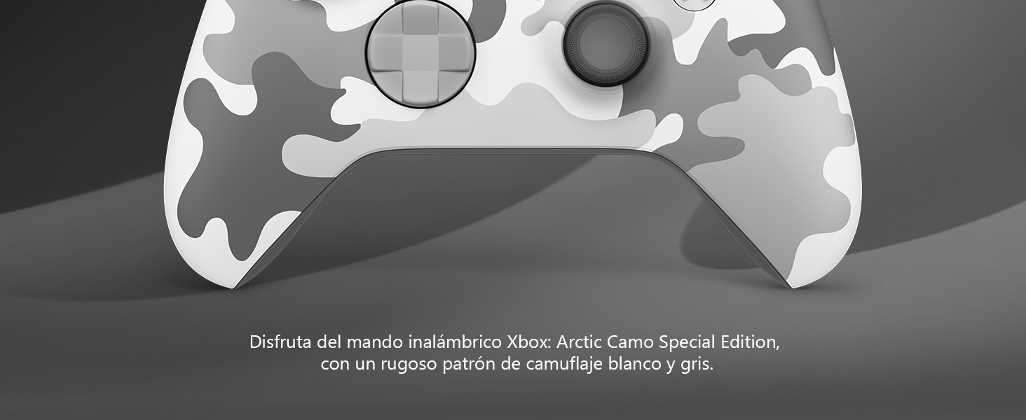 Mando Inalámbrico Xbox: Arctic Camo Edición Especial