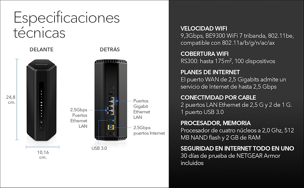 router; RS300; Nighthawk; WiFi 7; internet; netgear