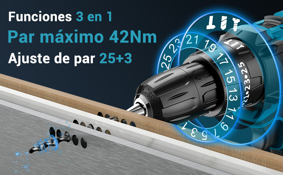 Taladro Percutor a Bateria