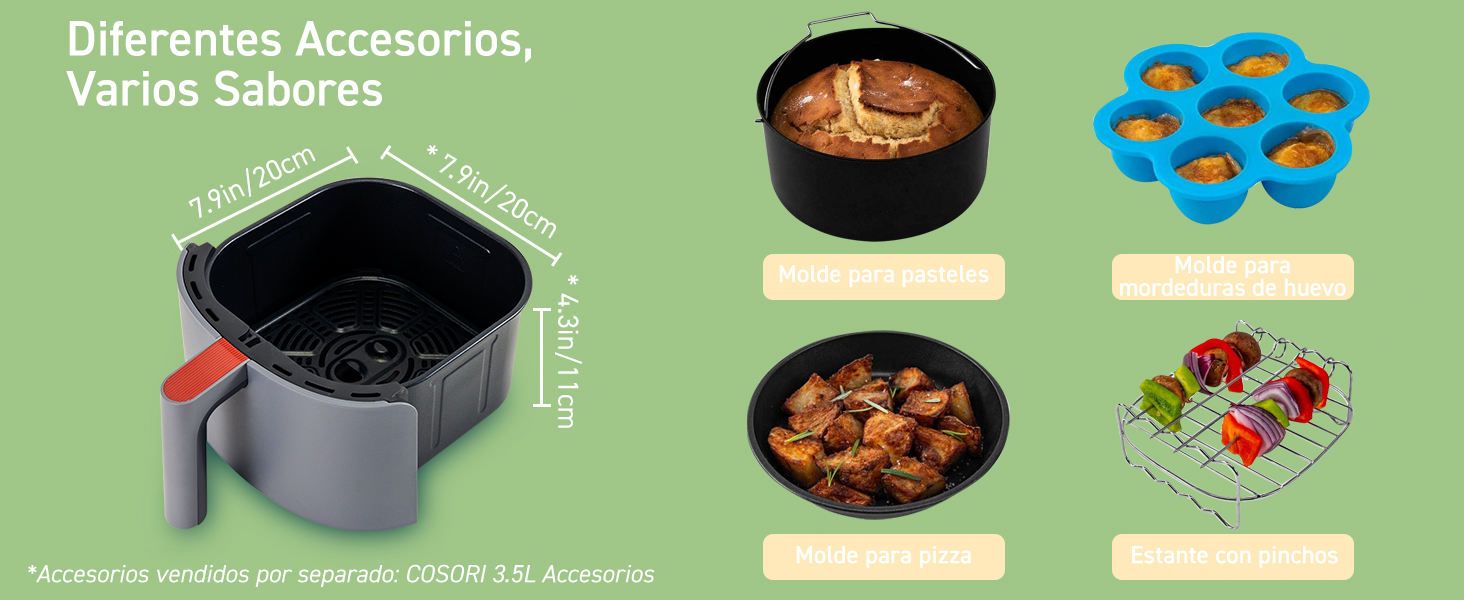 COSORI Smart Freidora sin aceite de aire Lite Grey