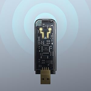 El adaptador WiFi USB de Linux con antenas WiFi internas mejora la señal inalámbrica