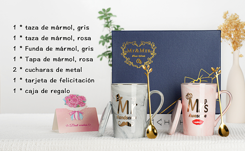 Regalos Originales Para Parejas 2pcs tazas